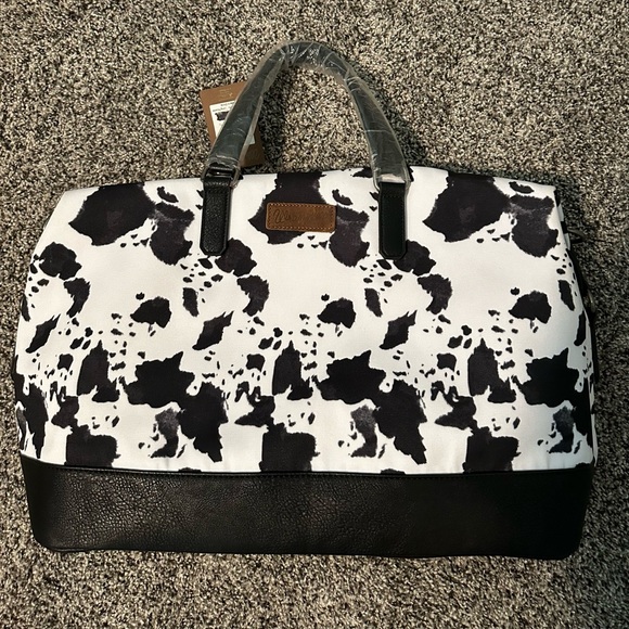 Wrangler cow print duffel bag - Picture 1 of 3
